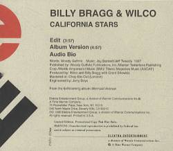 Billy Bragg : California Stars (ft. Wilco)